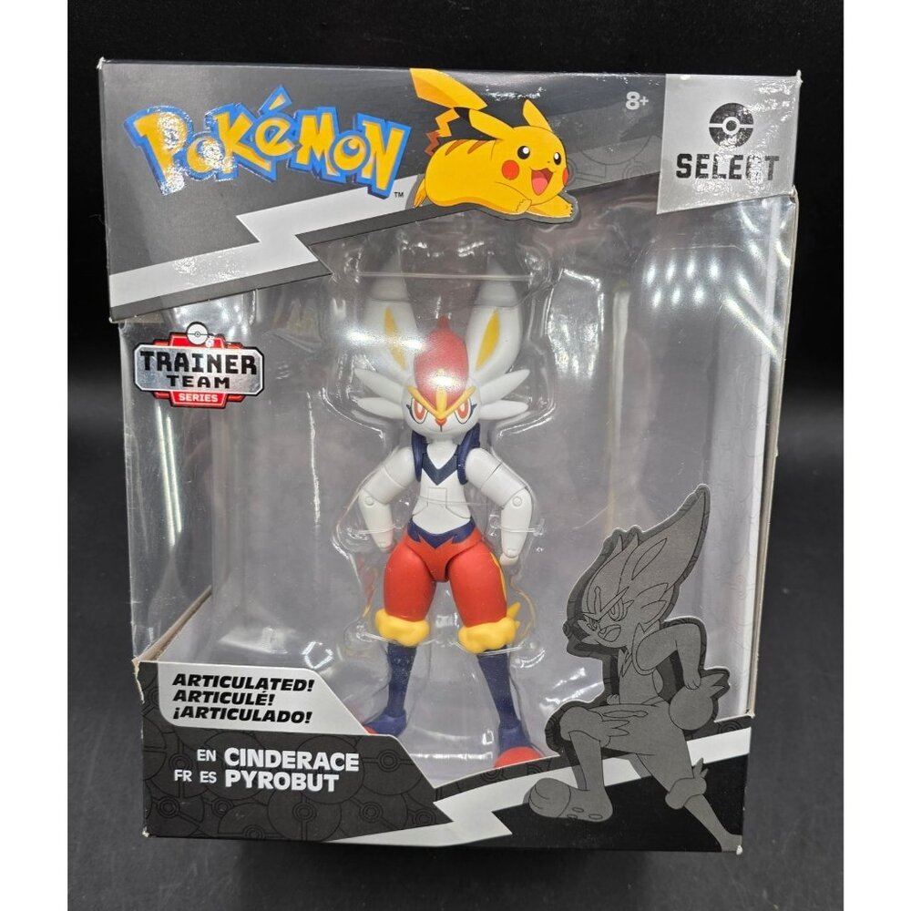 Pokémon Select Cinderace Articulated 6" Figure Trainer Team Series Collectible